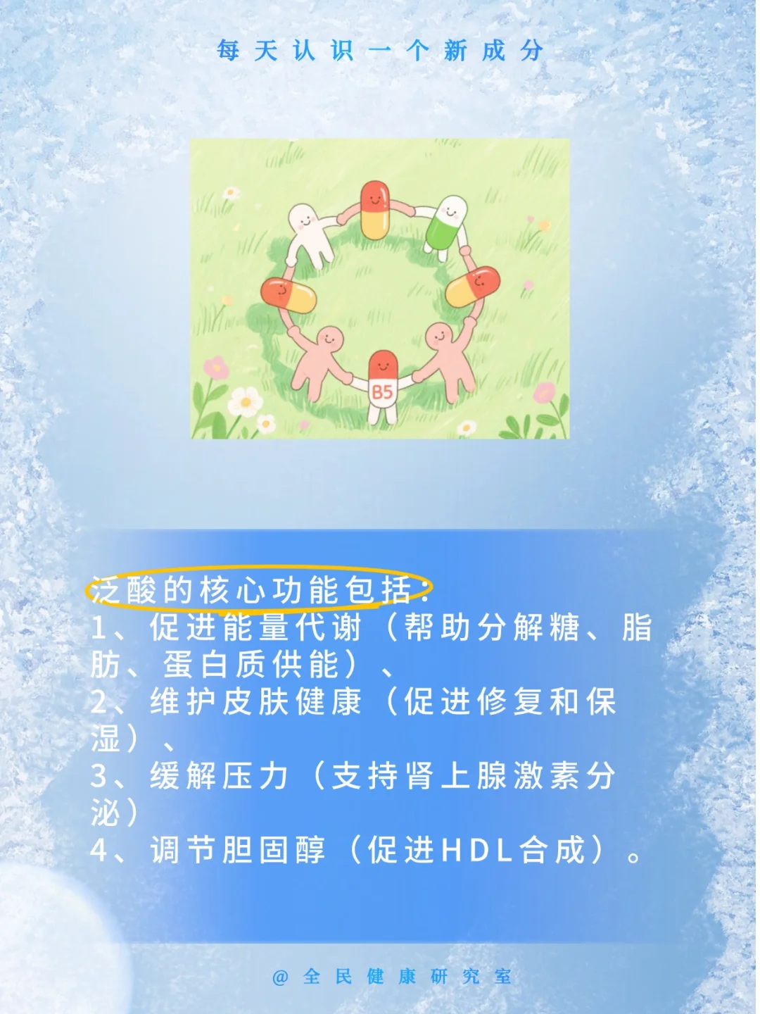 泛酸(维生素B5):关于这个低调的多面手,你了