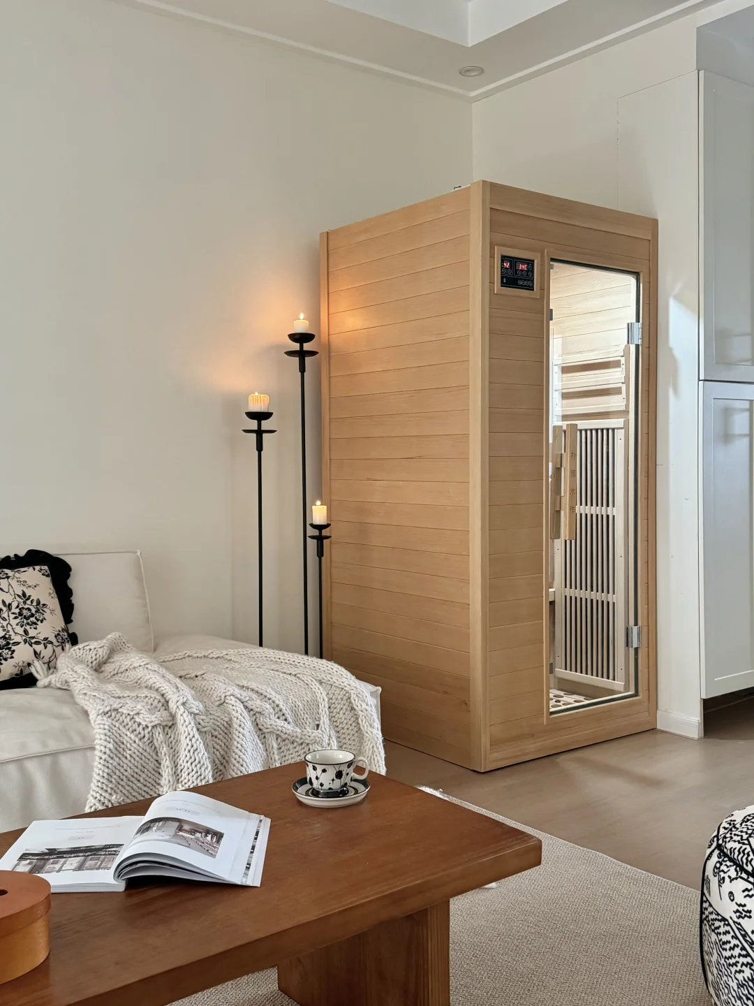 谁懂啊~把汗蒸房搬回家也太幸福了吧！