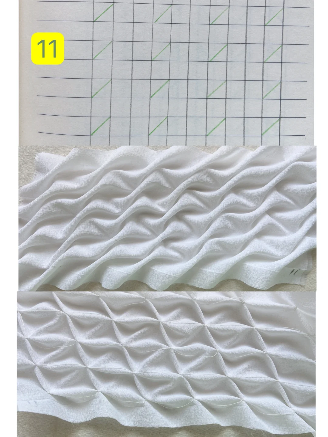 面料再造系列～肌理褶皱（11～20）总结