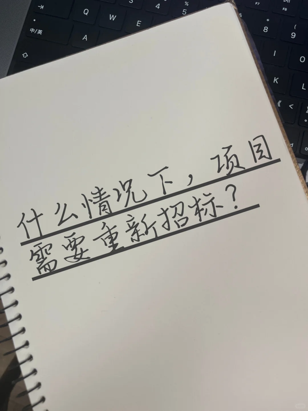 什么情况下，项目需要重新招标？