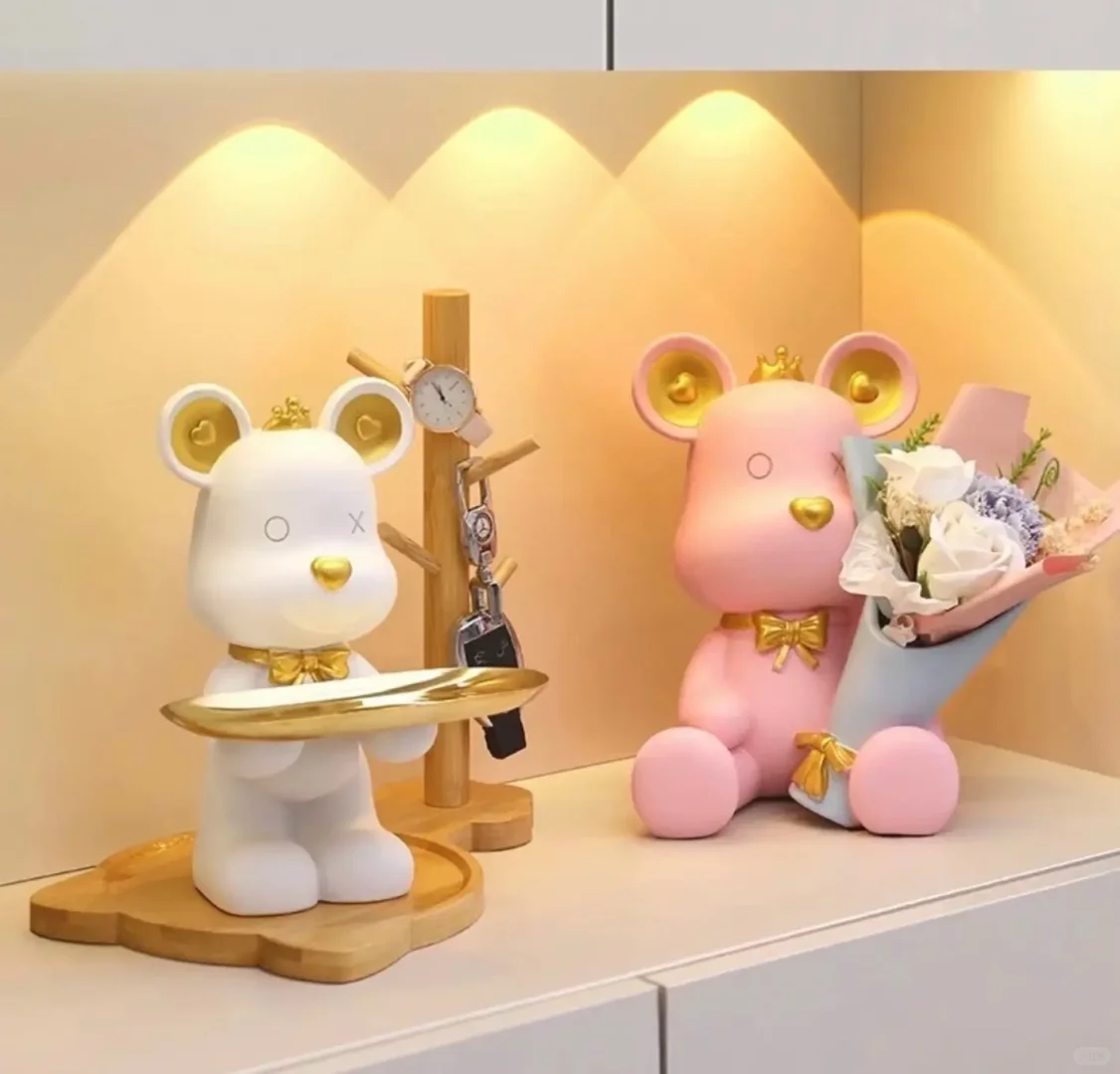 玄关开放格摆件