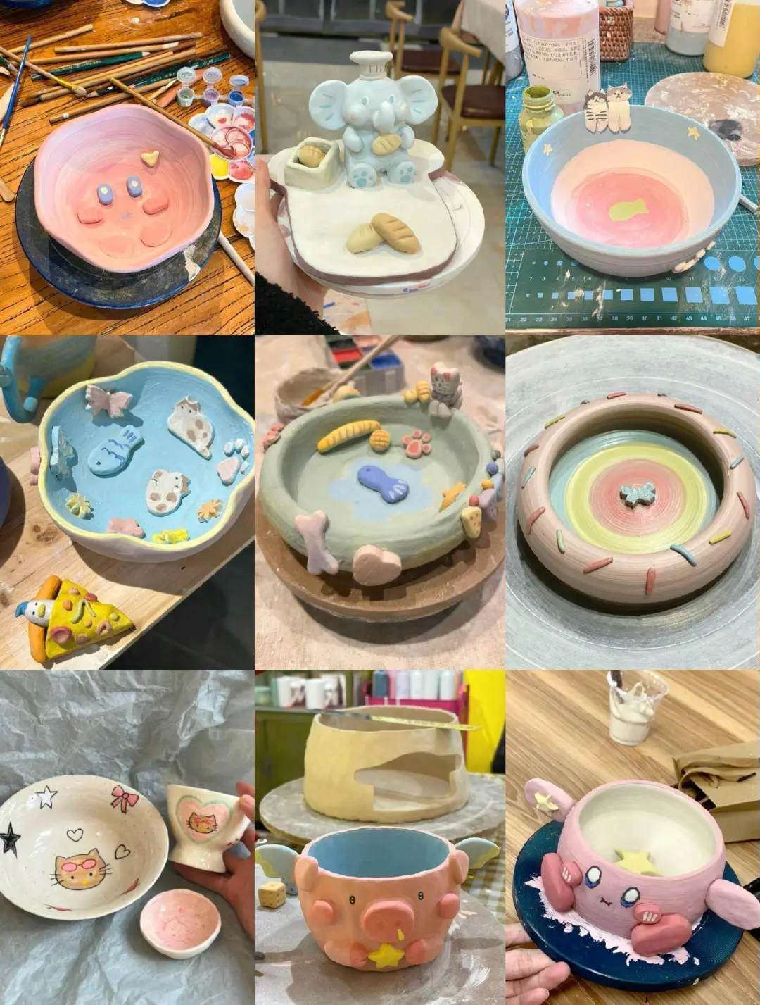 超好玩的陶艺diy‼️