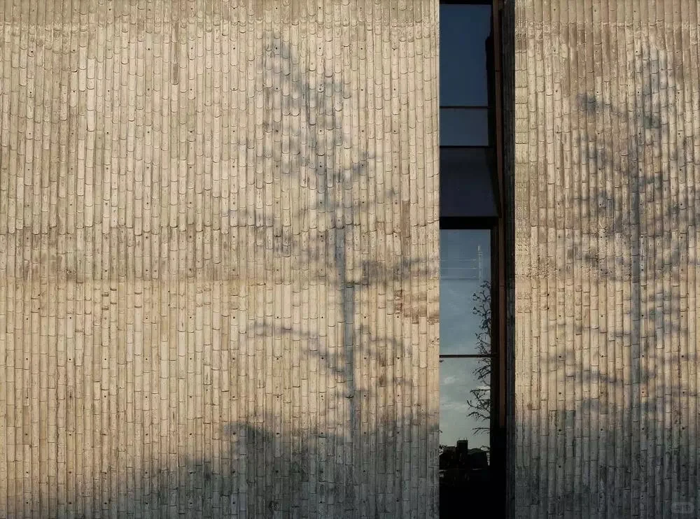 景观材料分享:竹模混凝土