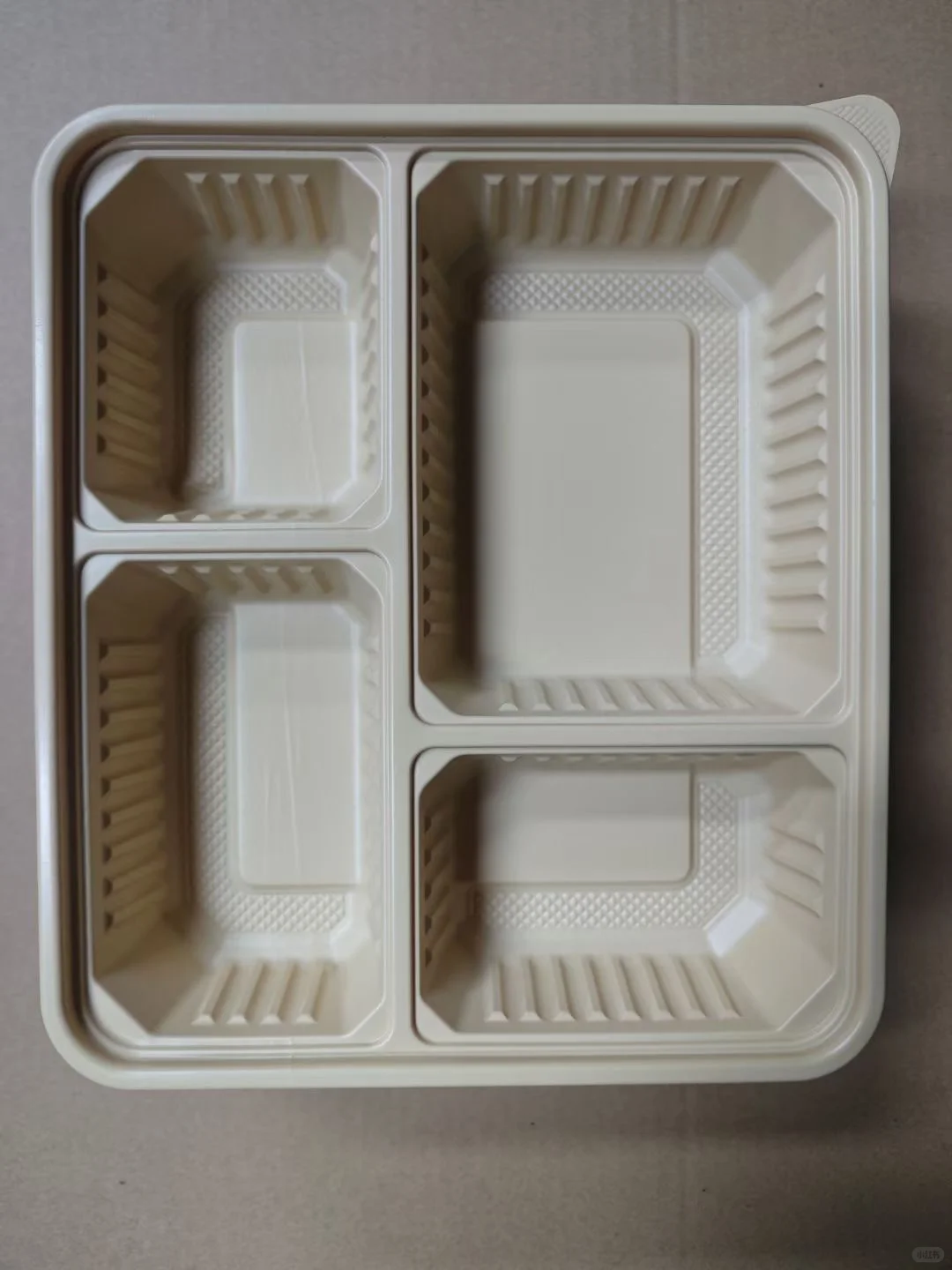 竹纤维生物基餐盒，100%可降解生物基塑料