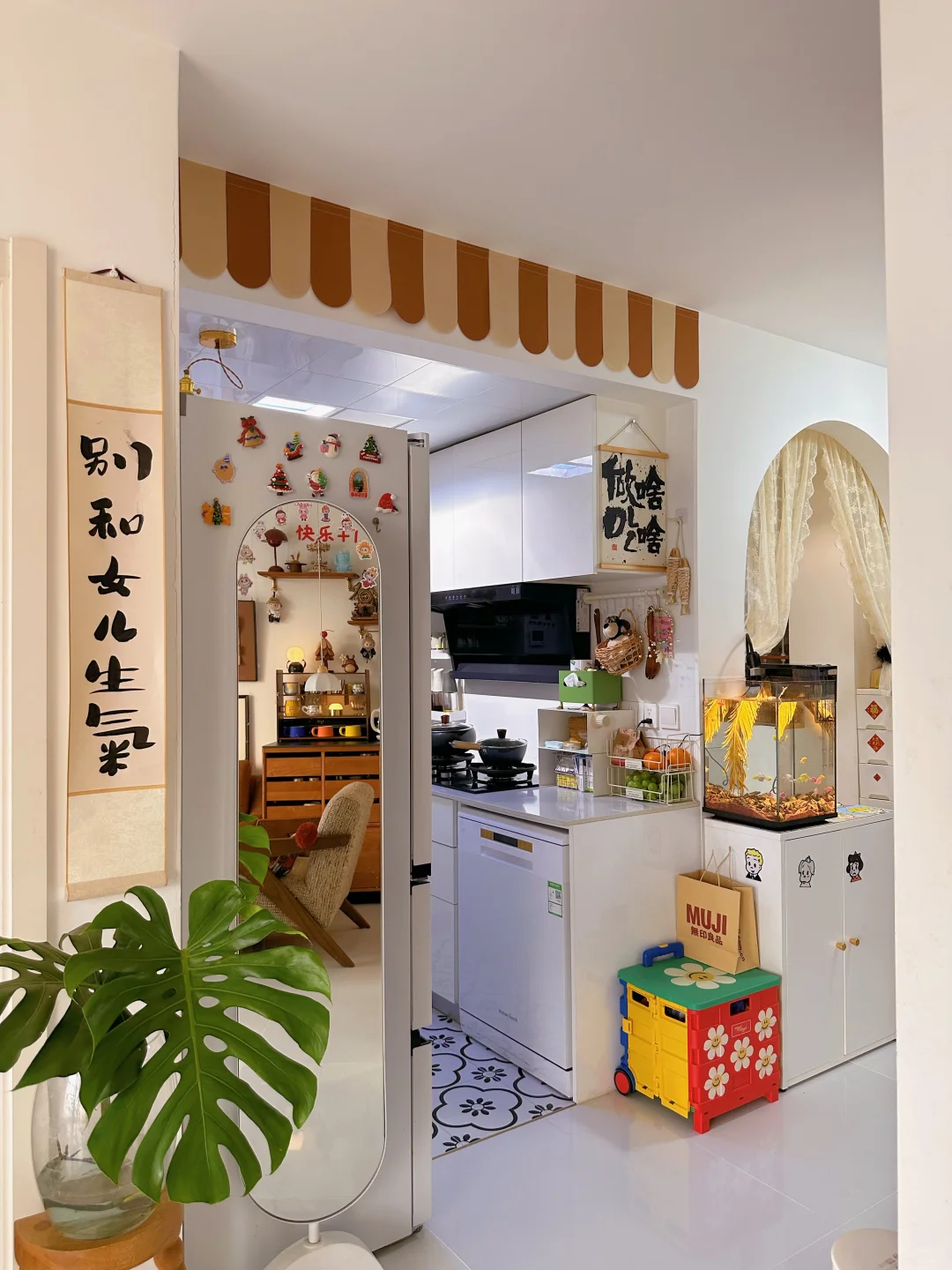 就46㎡的小房子，谈什么高级感简单够住就行！