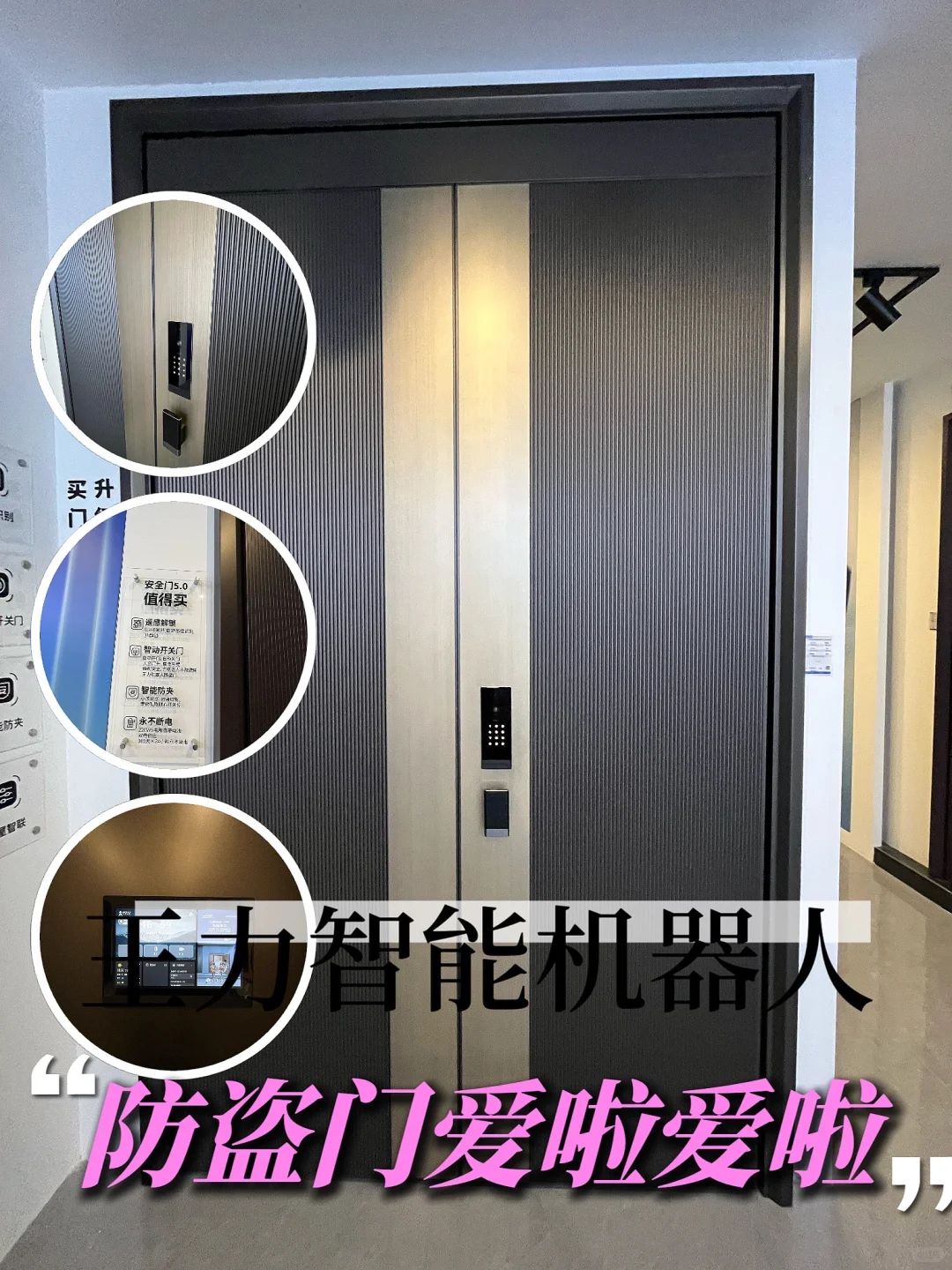 王力智能机器人防盗门爱啦爱啦