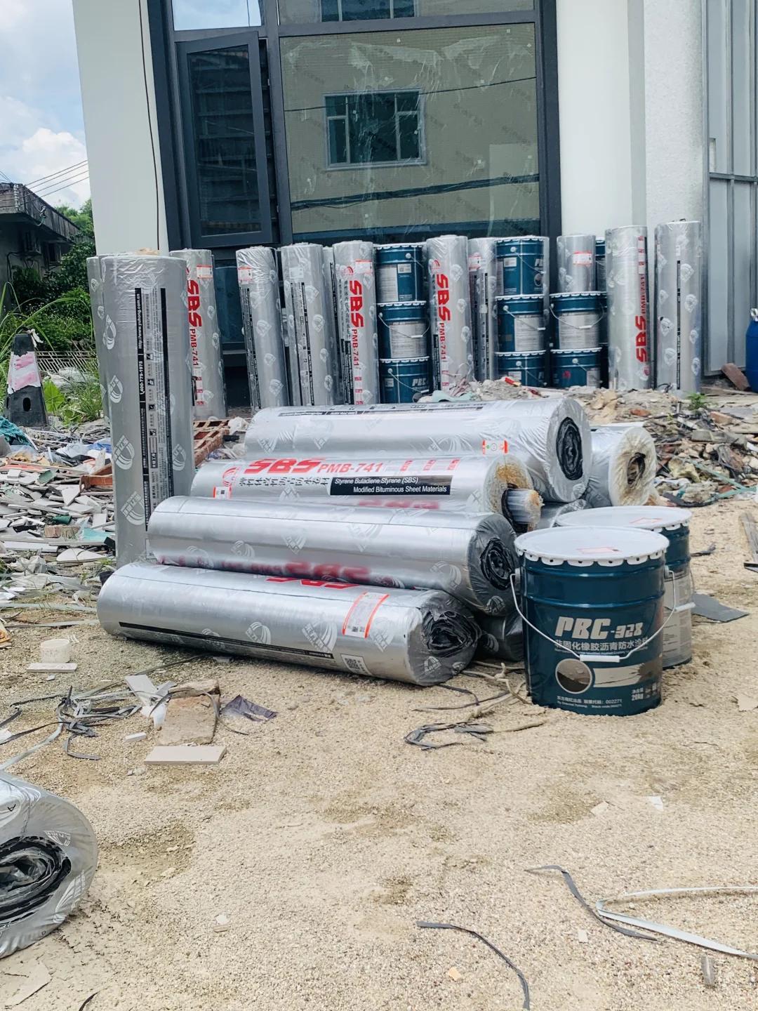 180平卷材居然需要那么多材料…