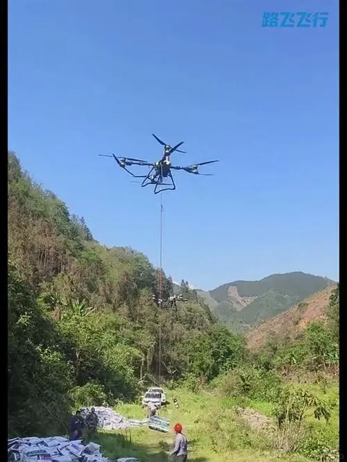 ?未来已来！无人机材料吊运超有料