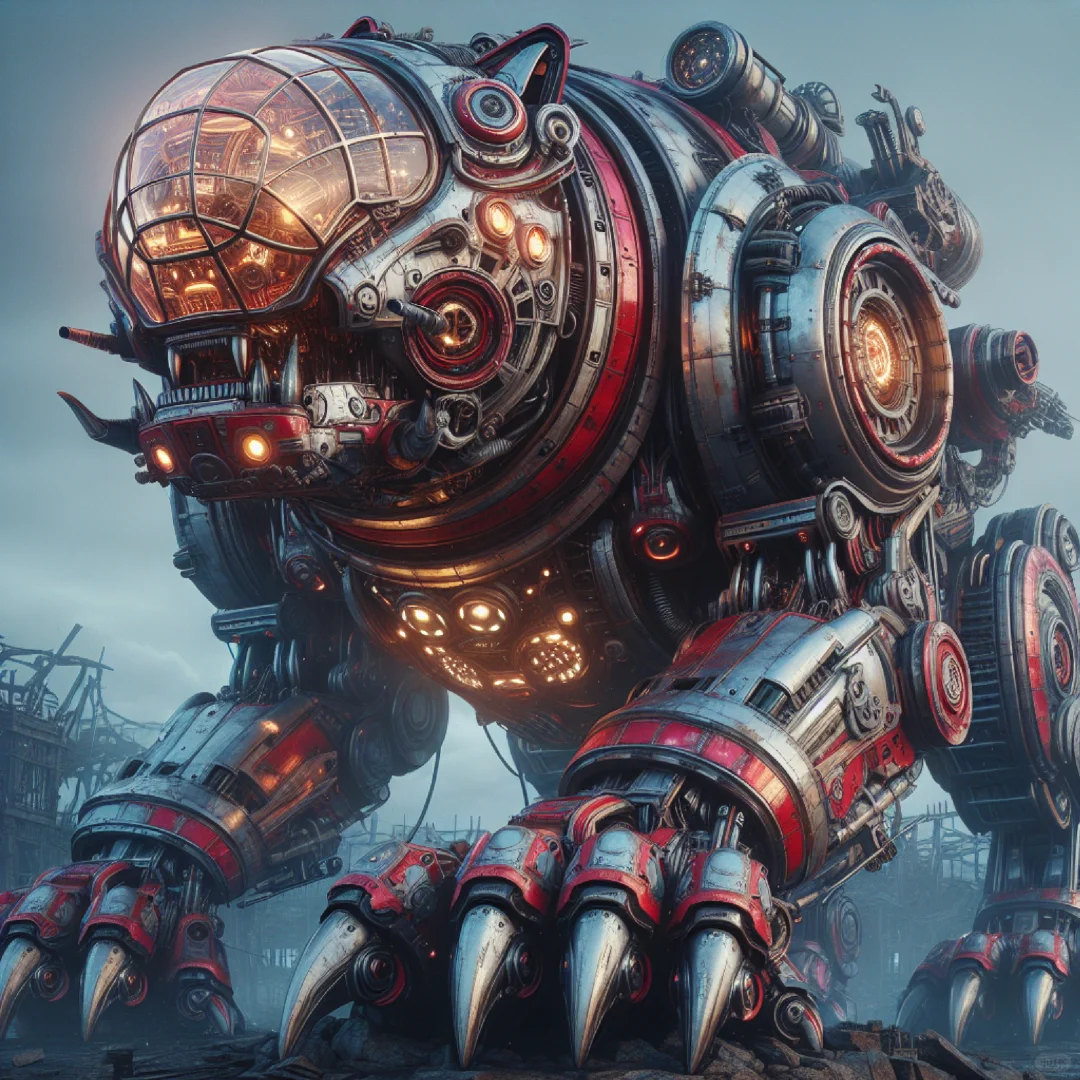 末日主题|重工业机械猛兽，想驾驭吗？