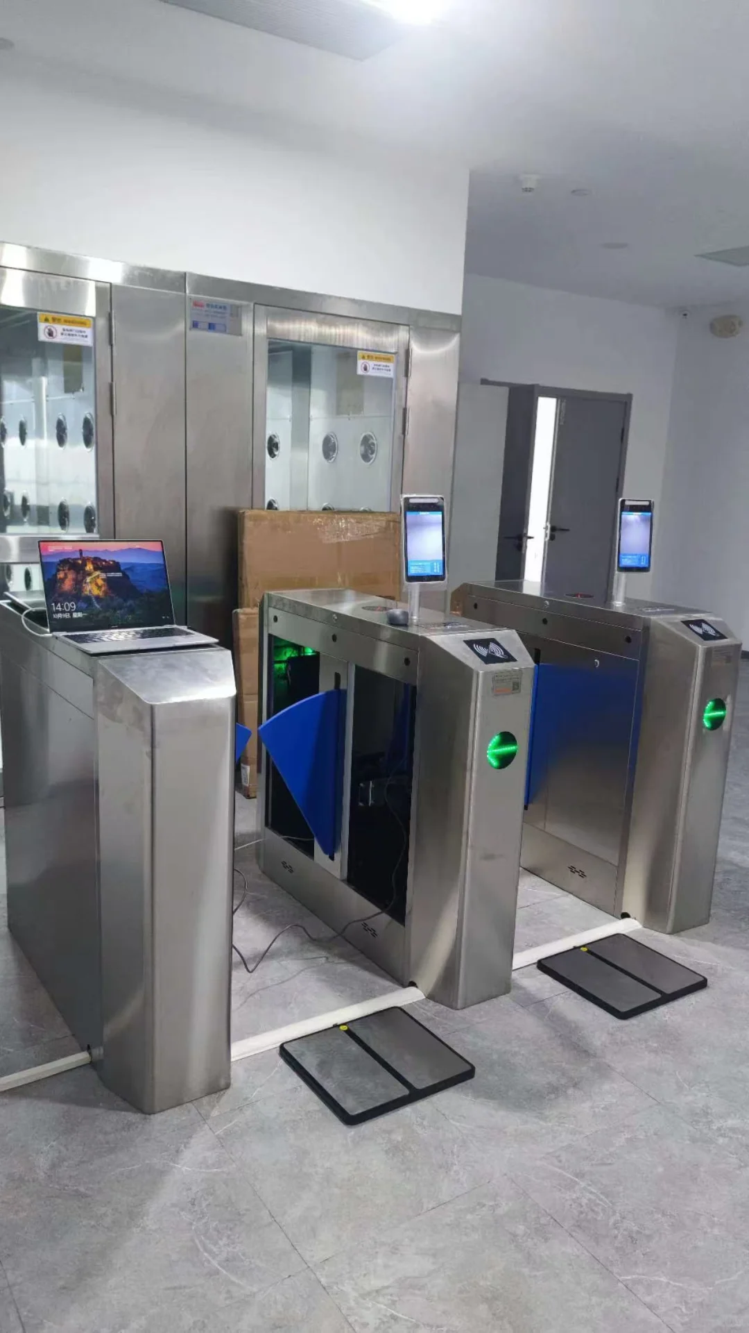 上海耕达案例分享:松江某企业人脸静电翼闸