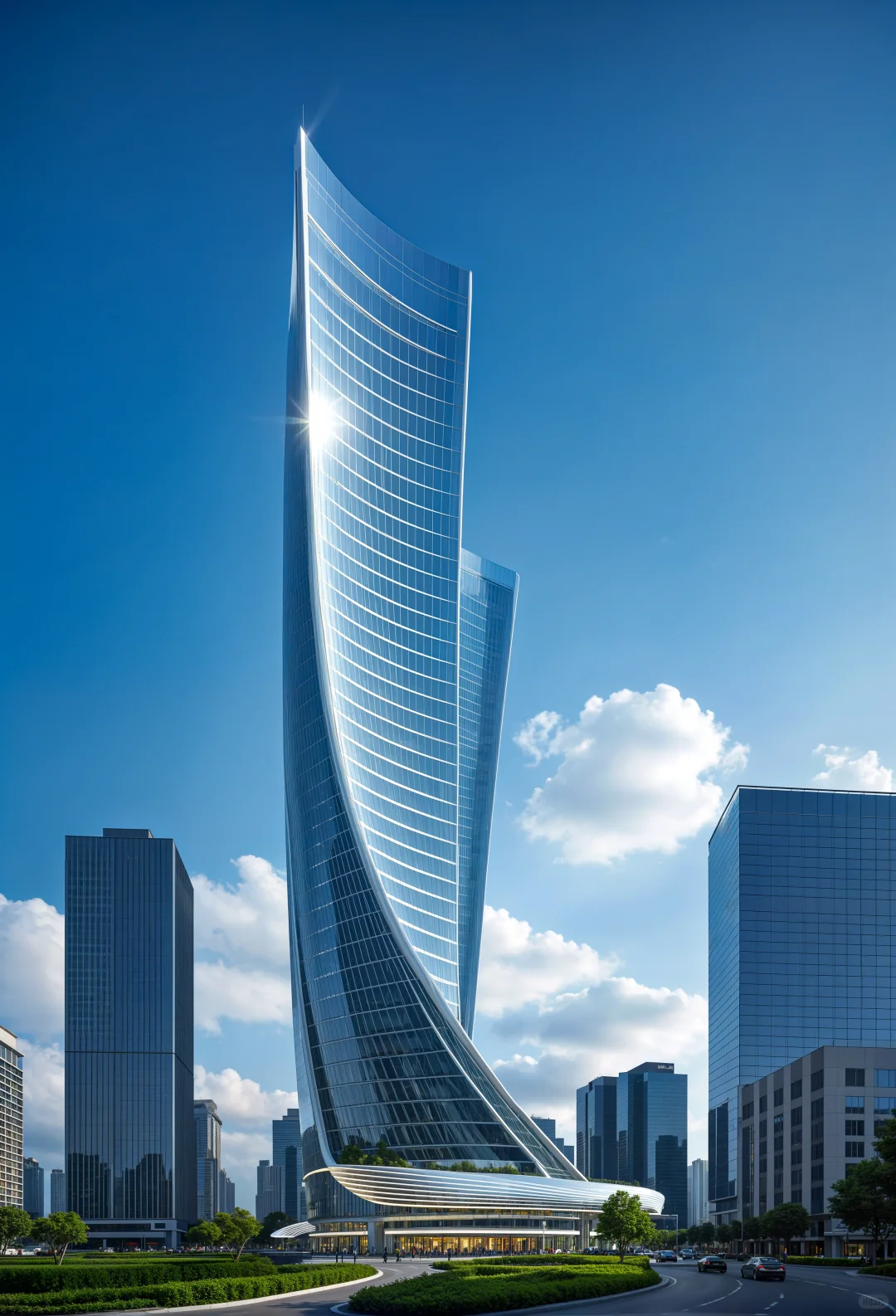 ✨扬帆起航!城市云端的「帆型」办公地标