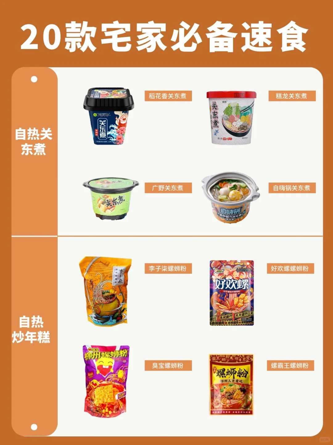 20款宅家必备速食大公开！再也不用点外卖