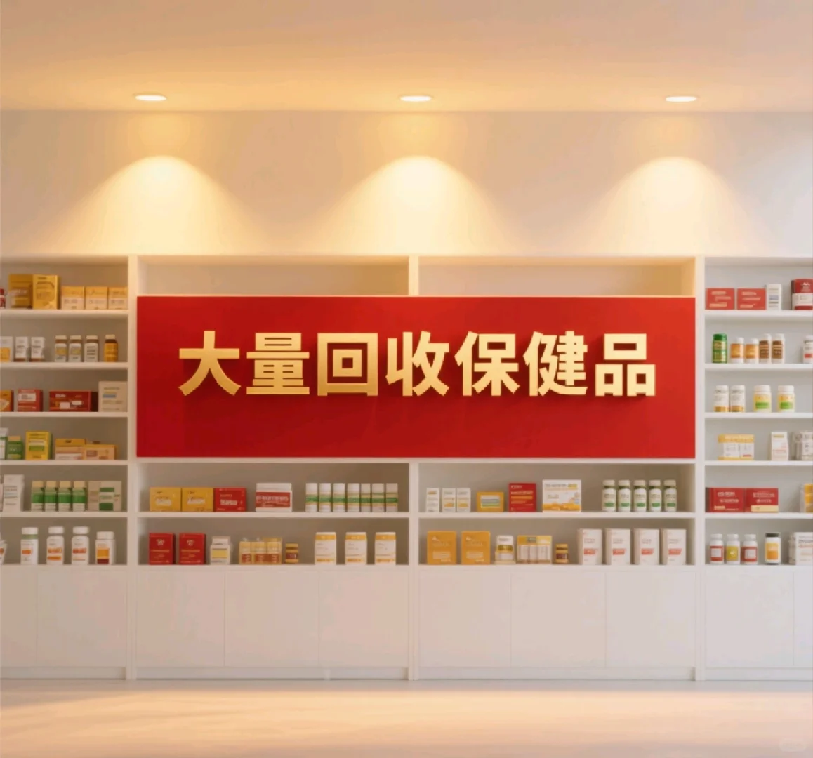 回收保健品，化妆品