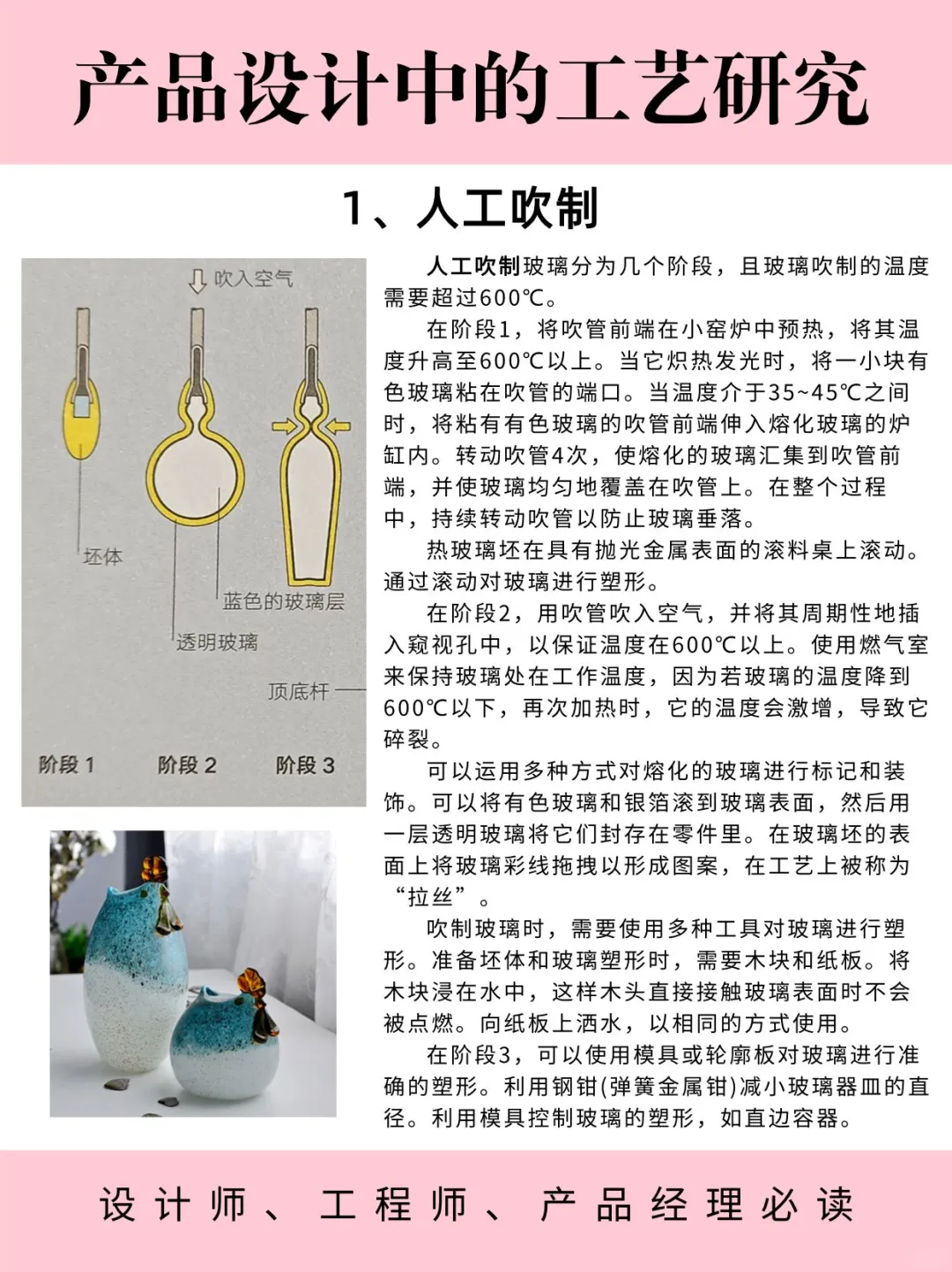 必读!玻璃与陶瓷成型工艺