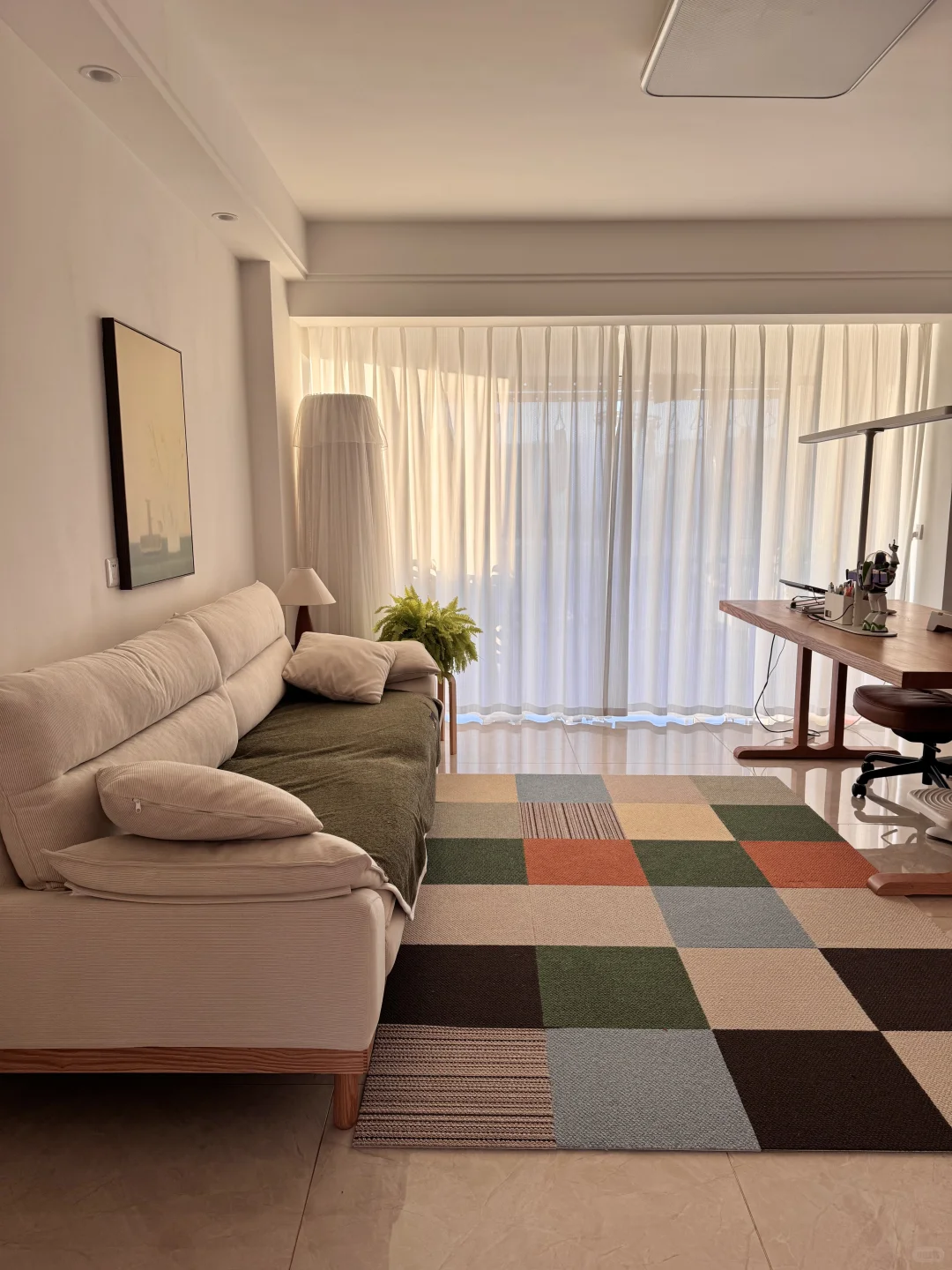 5k打造超实用多功能客厅书房?