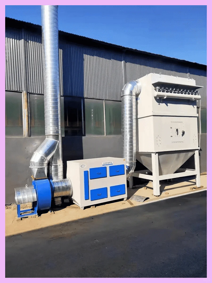 安装环保设备，处理废气装置