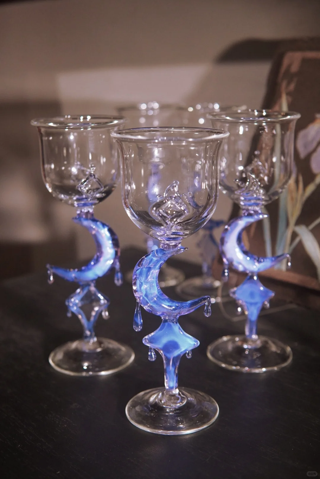 万人期待的星月杯发货啦！灯工玻璃高脚杯