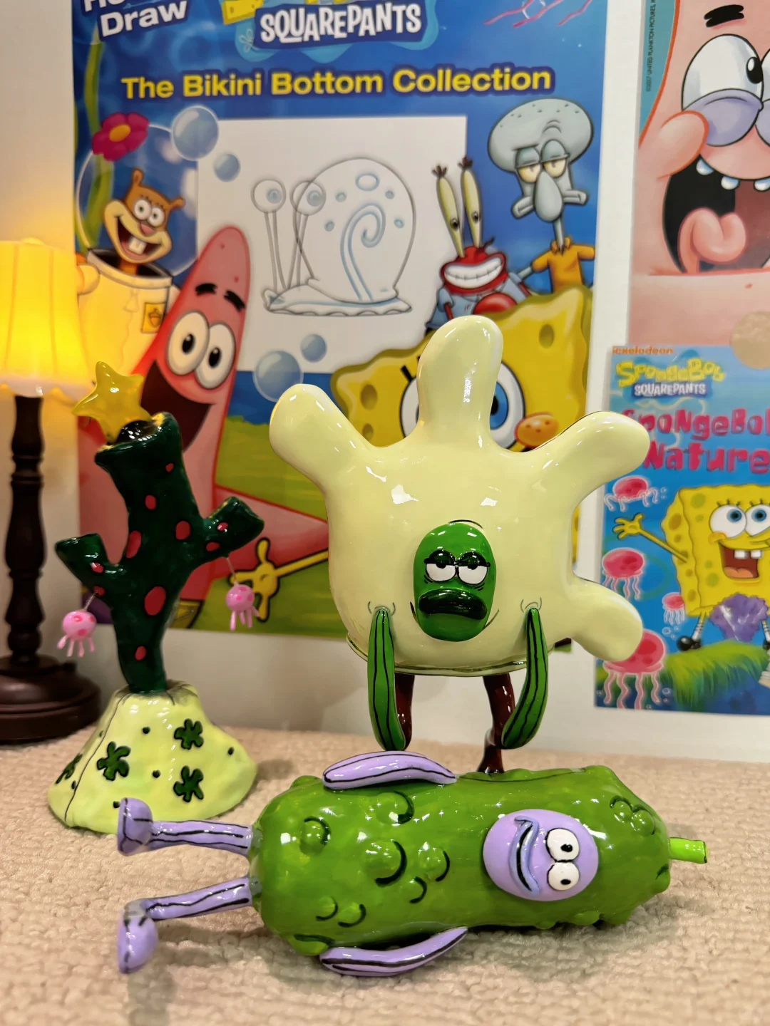 石塑黏土 | 海绵宝宝路人鱼系列