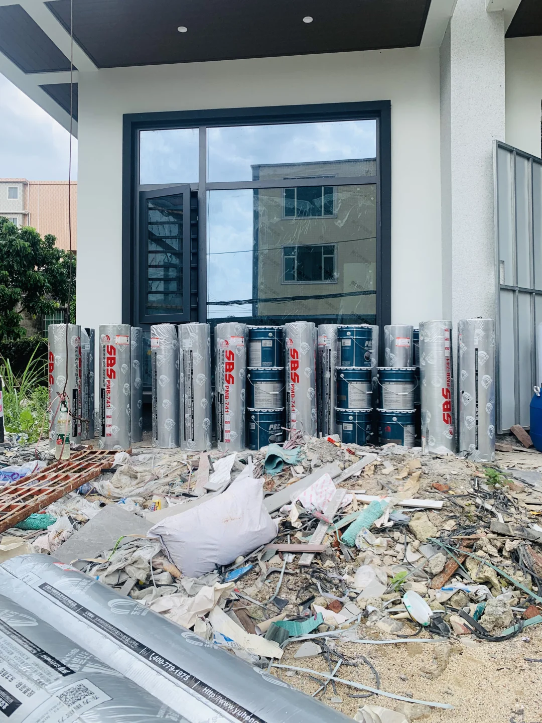 180平卷材居然需要那么多材料…