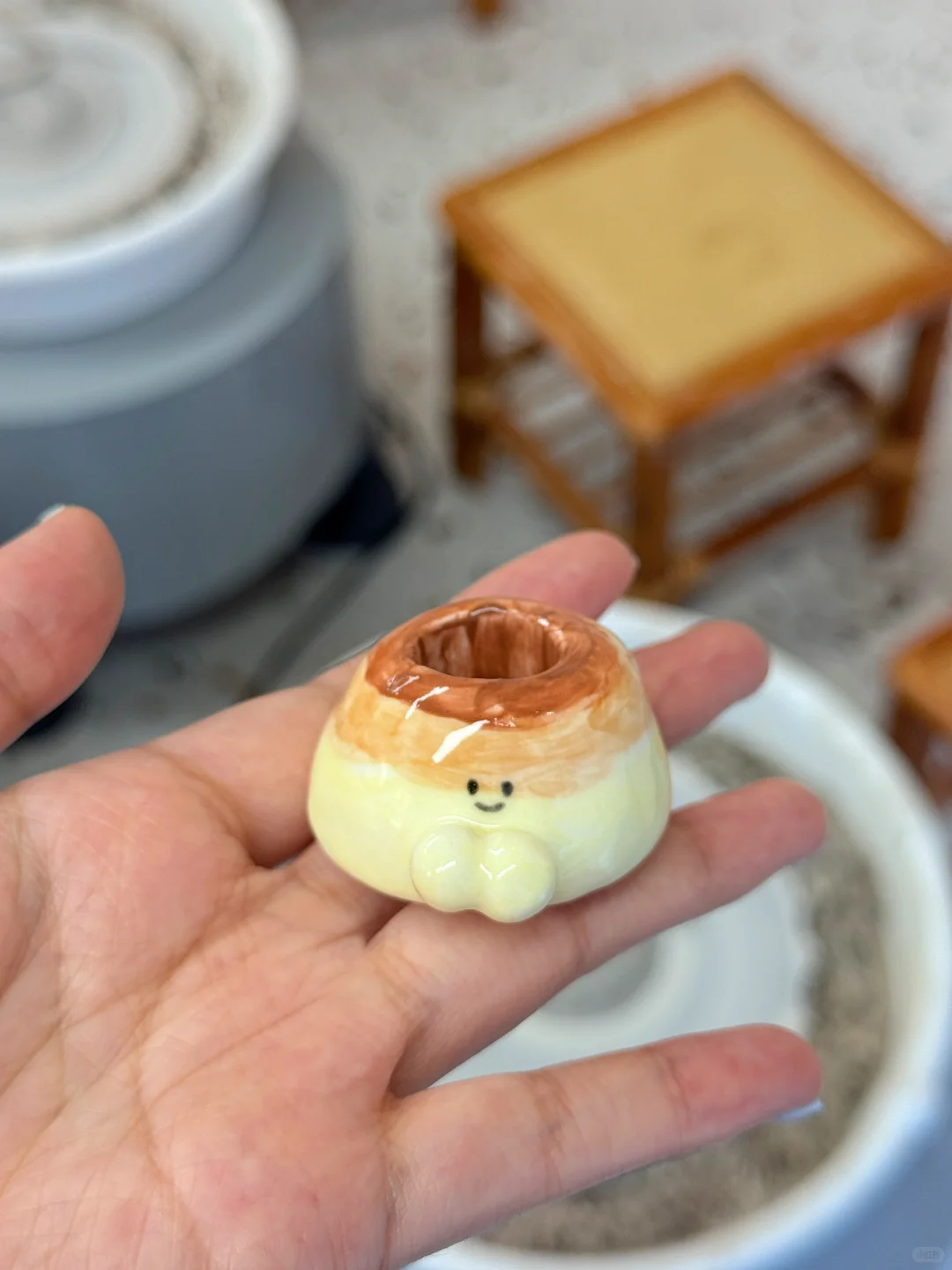 ➡️右滑开窑☝??记录第一次做陶艺✨