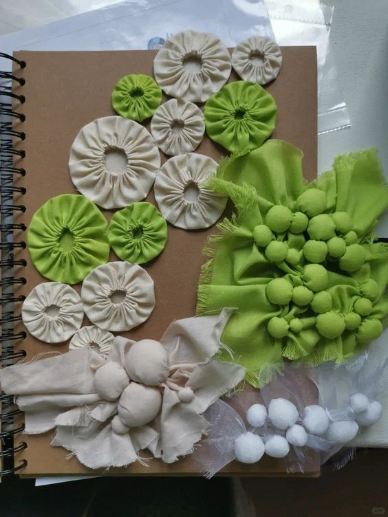 Day16 面料改造“小花蕾”