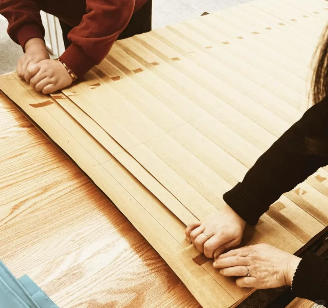 又是手工做褶的一天