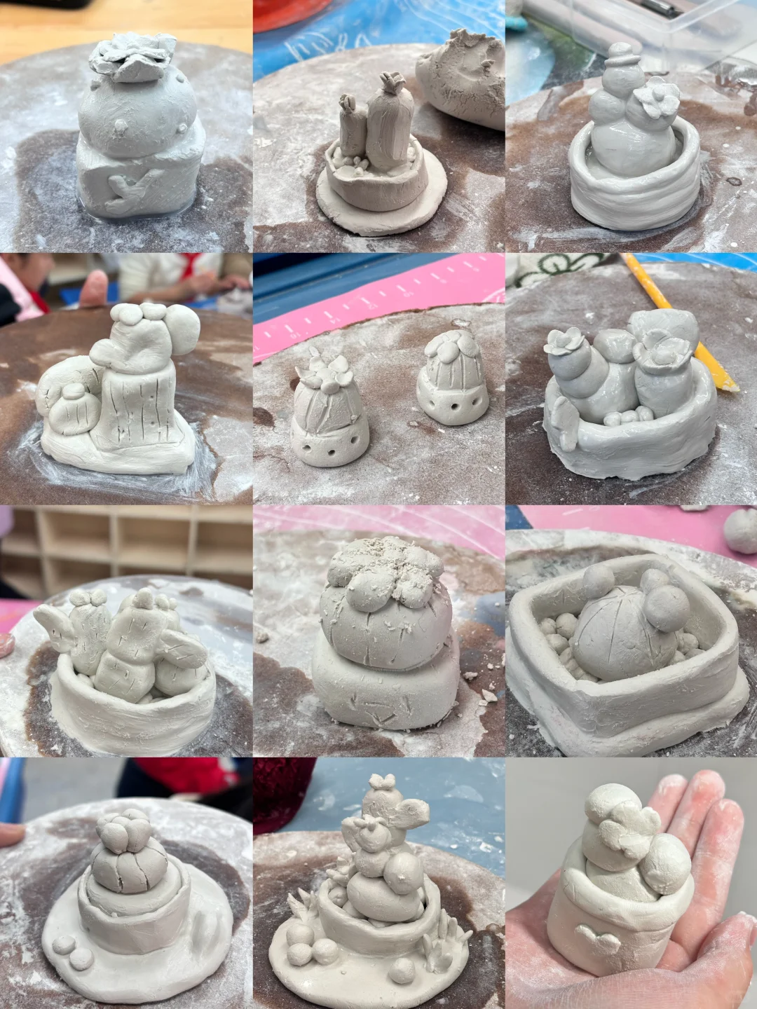 陶艺社团｜陶艺作品《仙人掌》