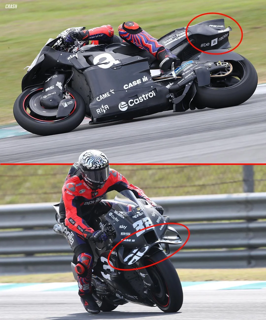 看来意大利的车厂还是拿出了更新的空力套件