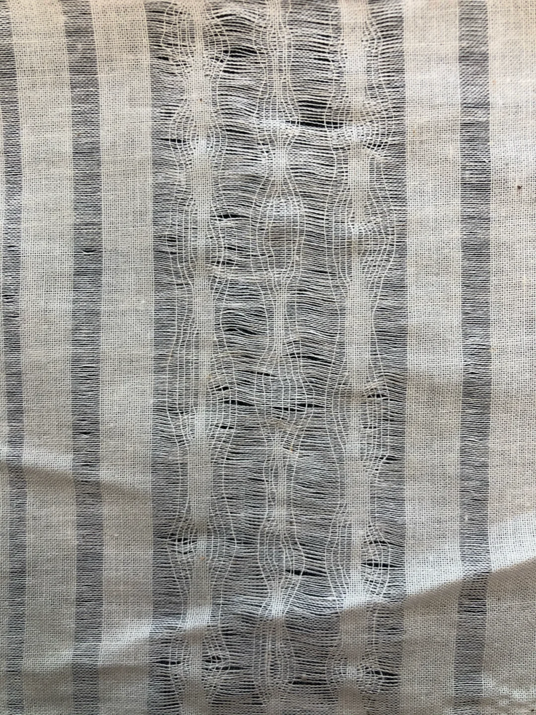 面料再造—抽纱