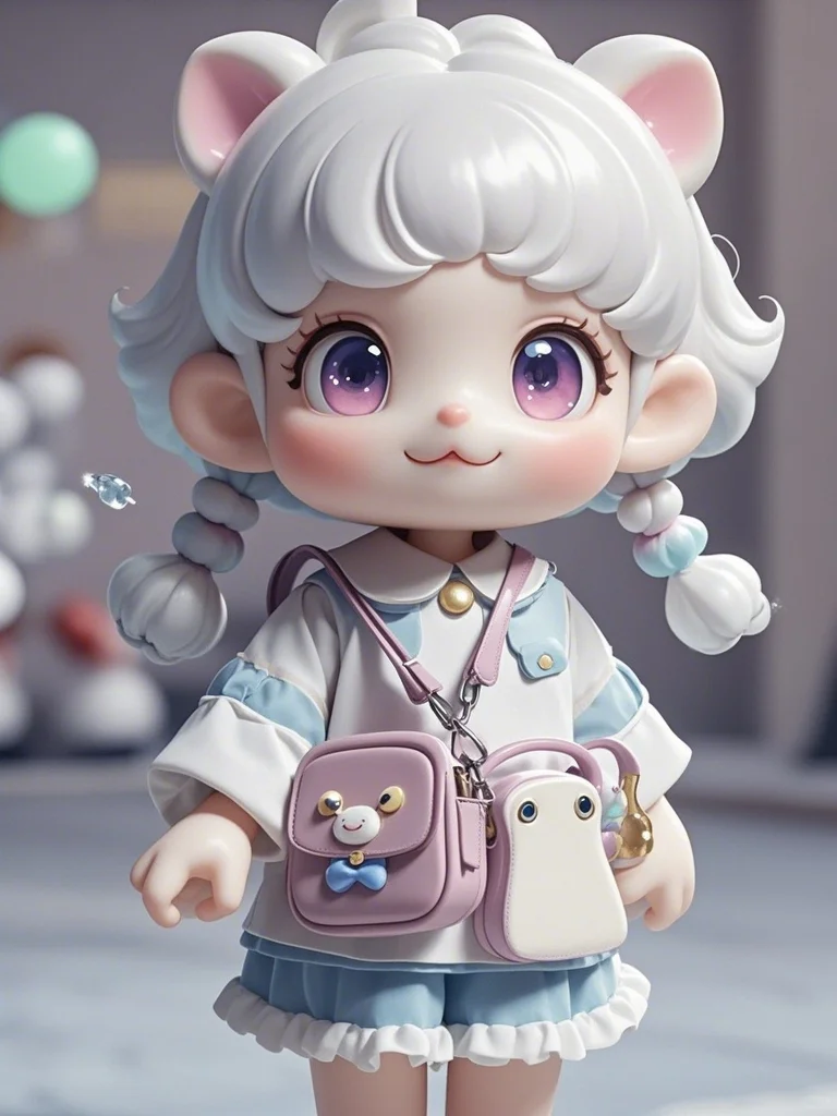 潮玩手办，来个老板把这个图片做成娃吧