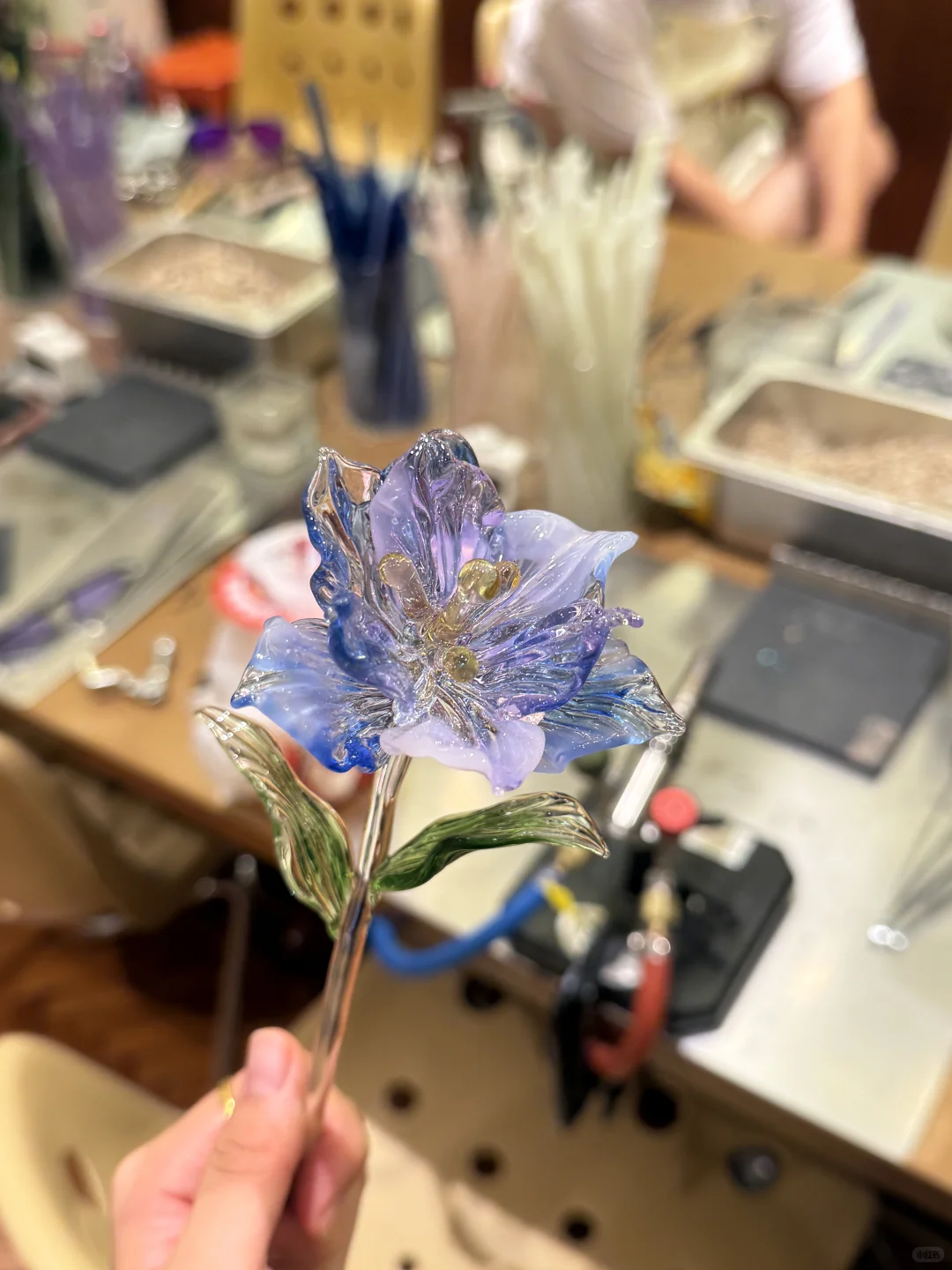 ?烧玻璃plog｜不敢相信这是我亲手烧的花?