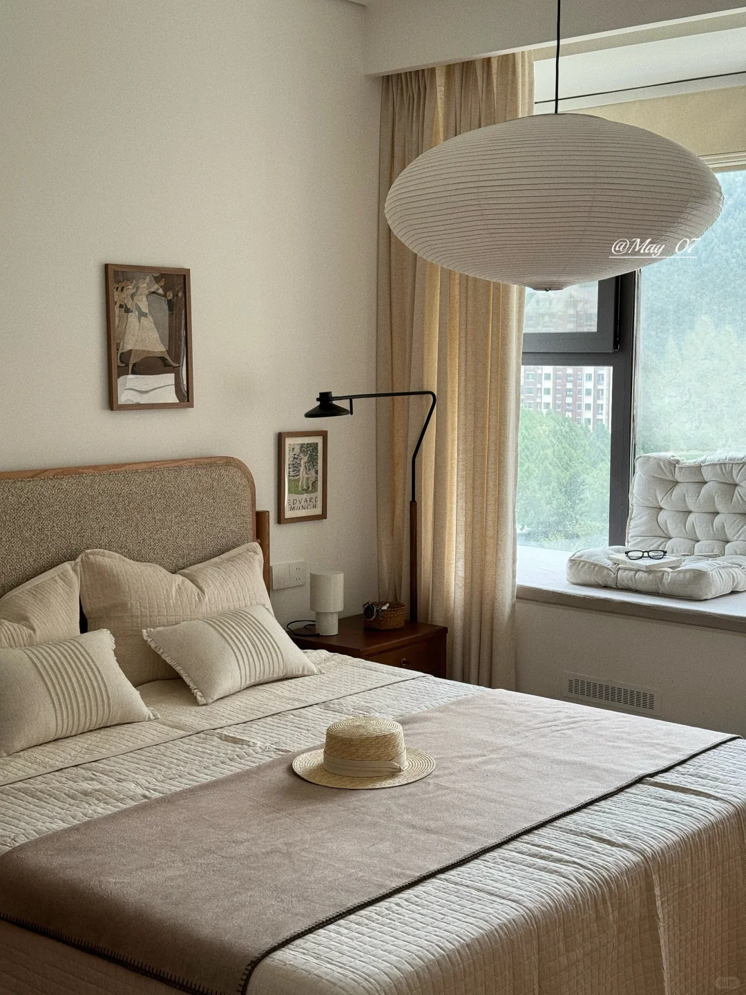 卧室这样布置真的很美☕️