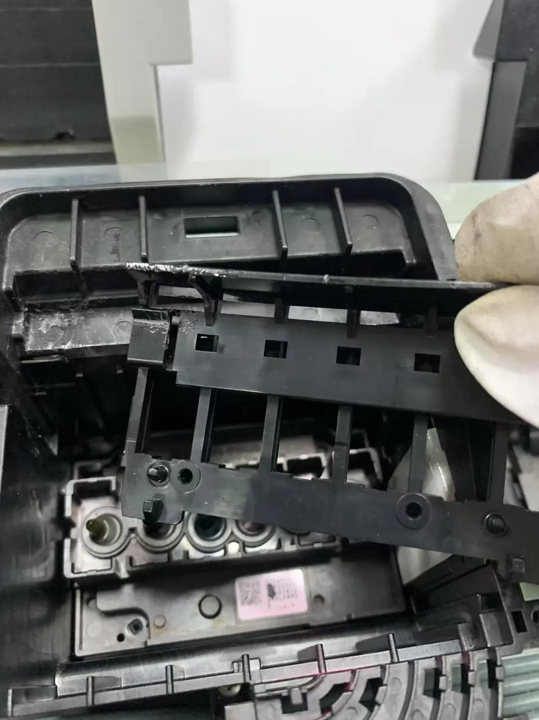 爱普生喷墨打印机喷墨头拆装-L805