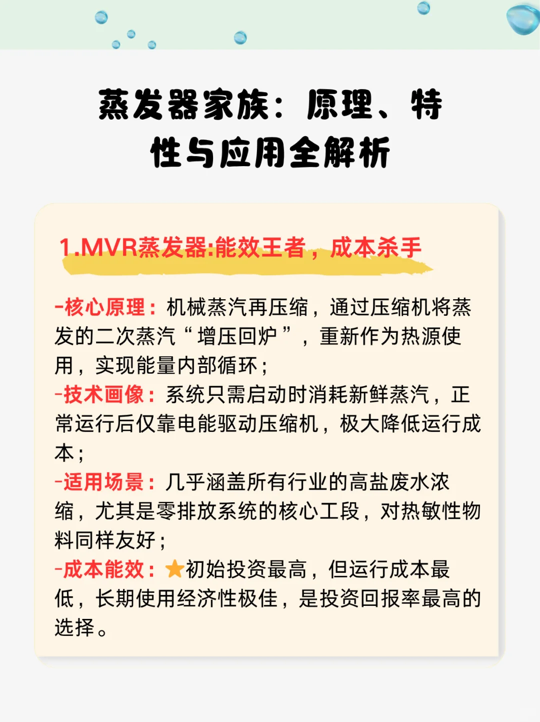蒸发器家族:原理、特性与应用全解析