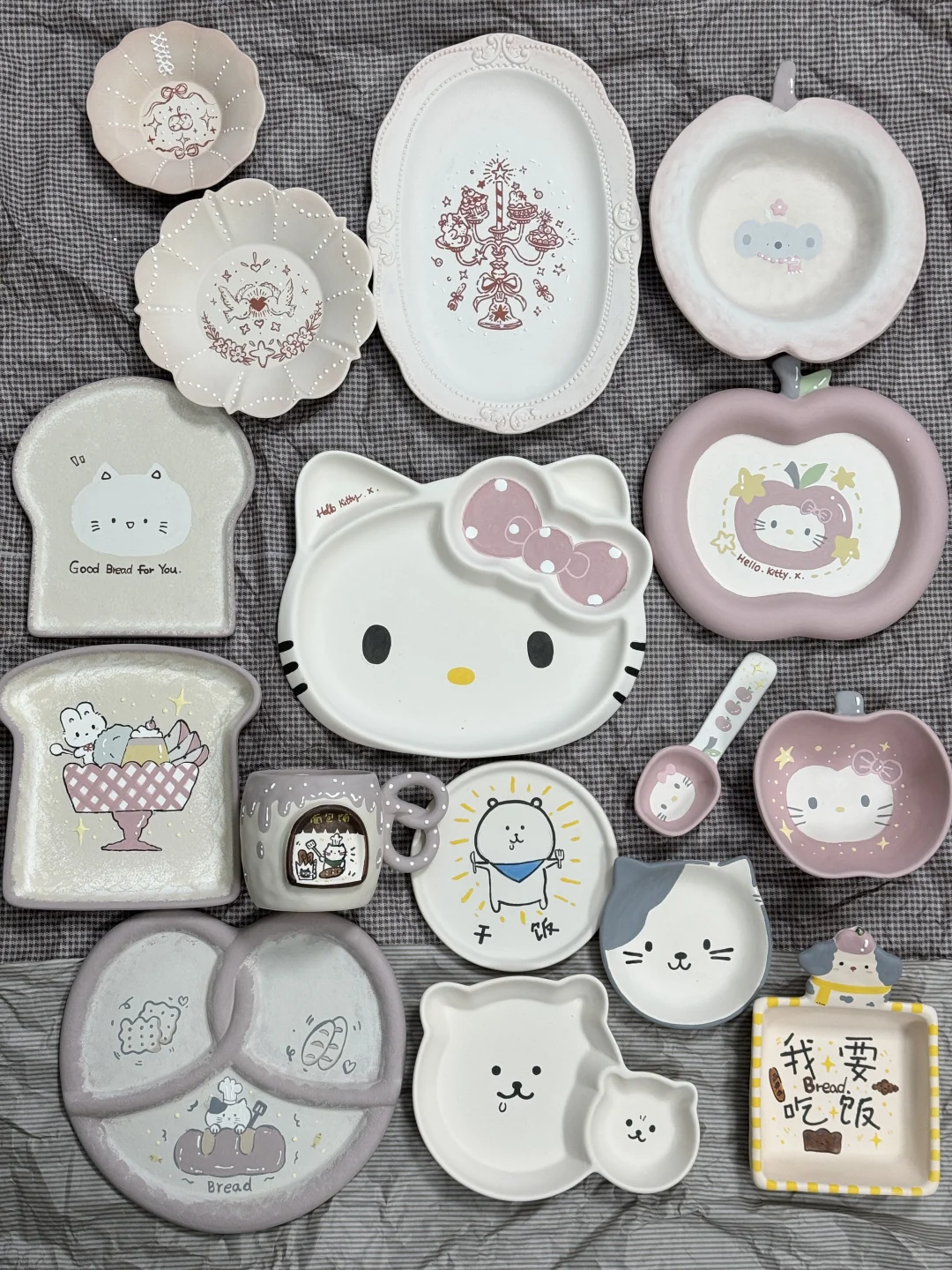 左滑一键烧成…在景德镇画了18h的盘子到家啦