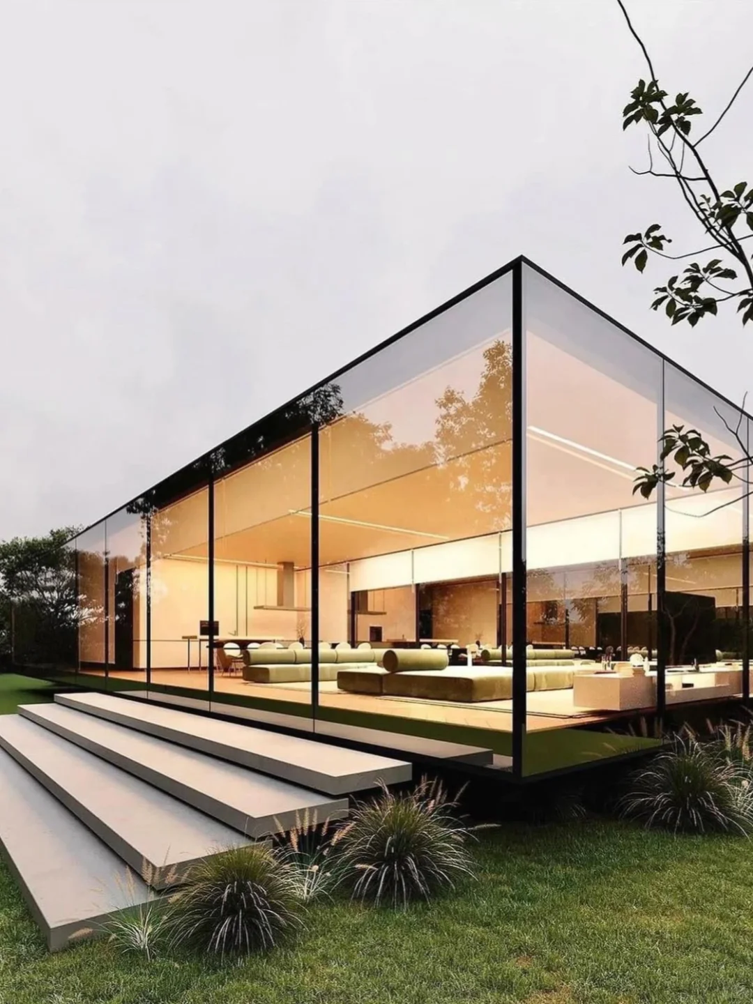 极简玻璃盒子阳光房｜越简单越高级