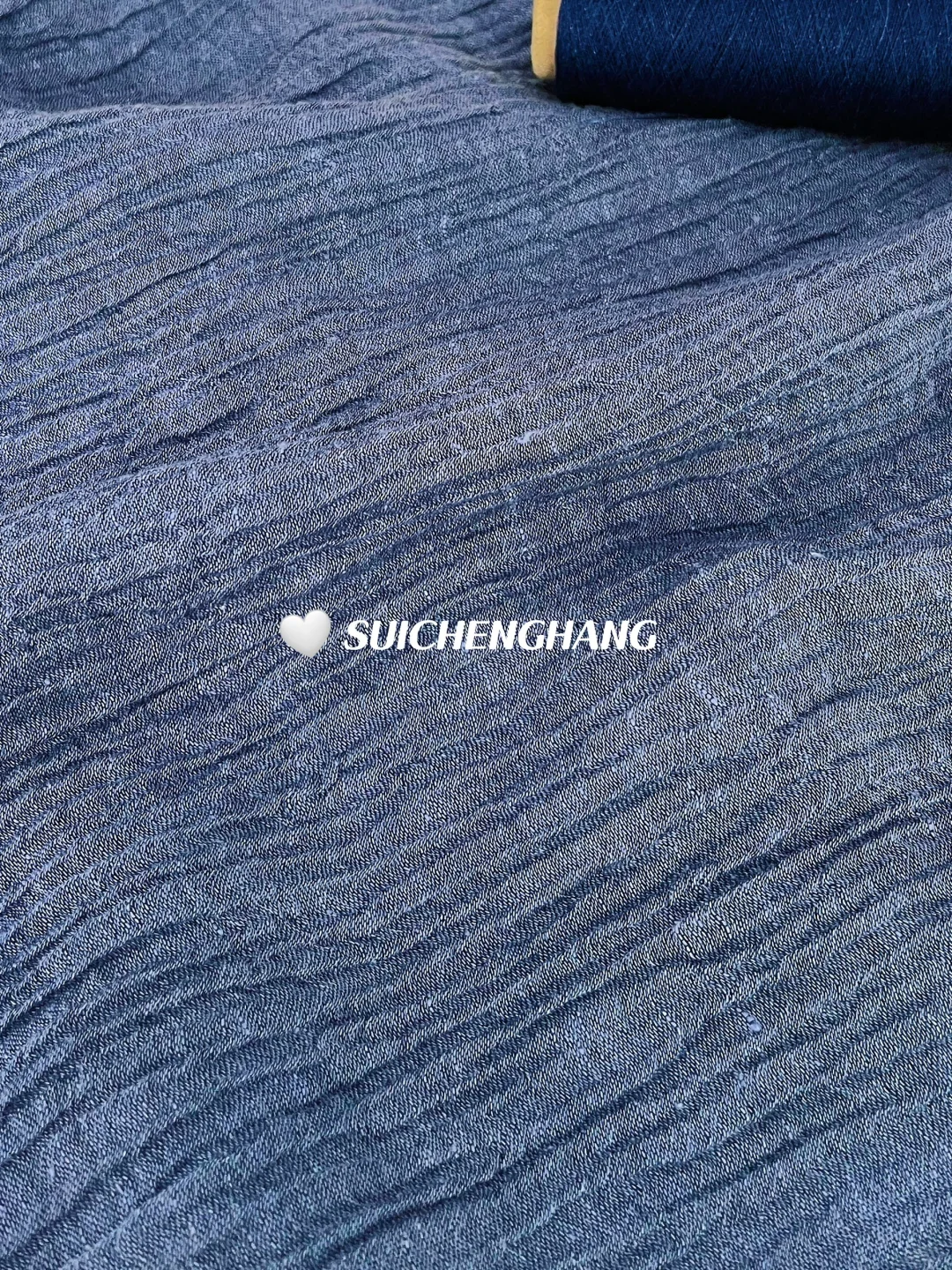 面料分享｜高级感肌理褶皱亚麻棉