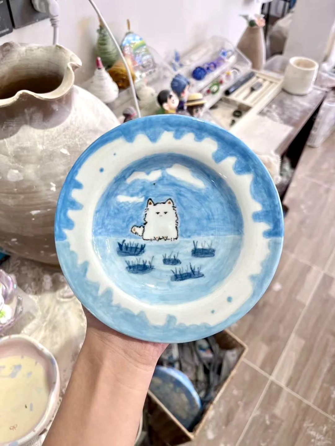 景德镇陶艺diy 66做全套体验！烧成成瓷！！