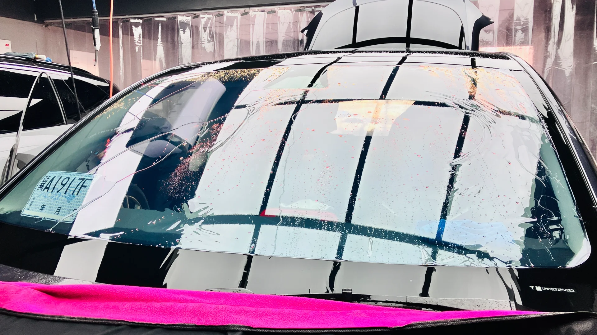 不愧是3M顶级膜，遇水变色！