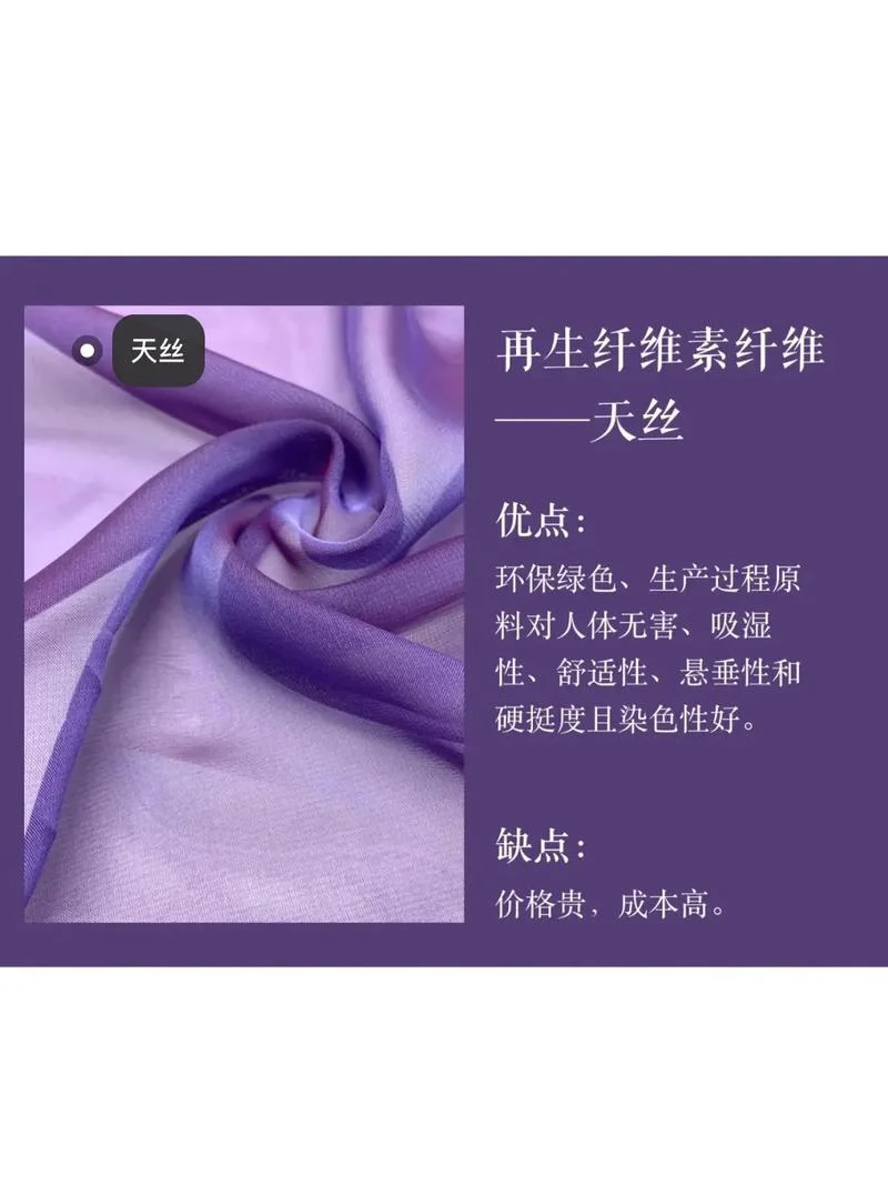 今天来分享一个夏天常用面料：再生纤维