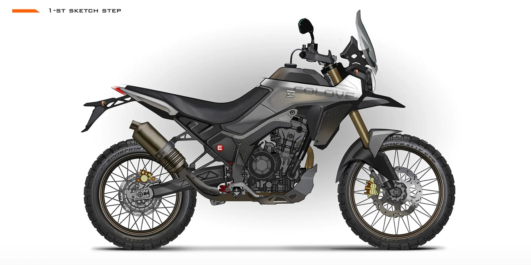 自学摩托车设计的第一天