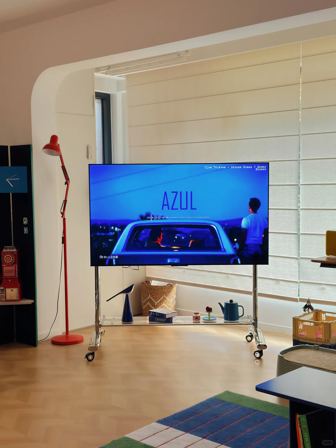 89㎡包豪斯小家,电视支架让空间灵动又高级