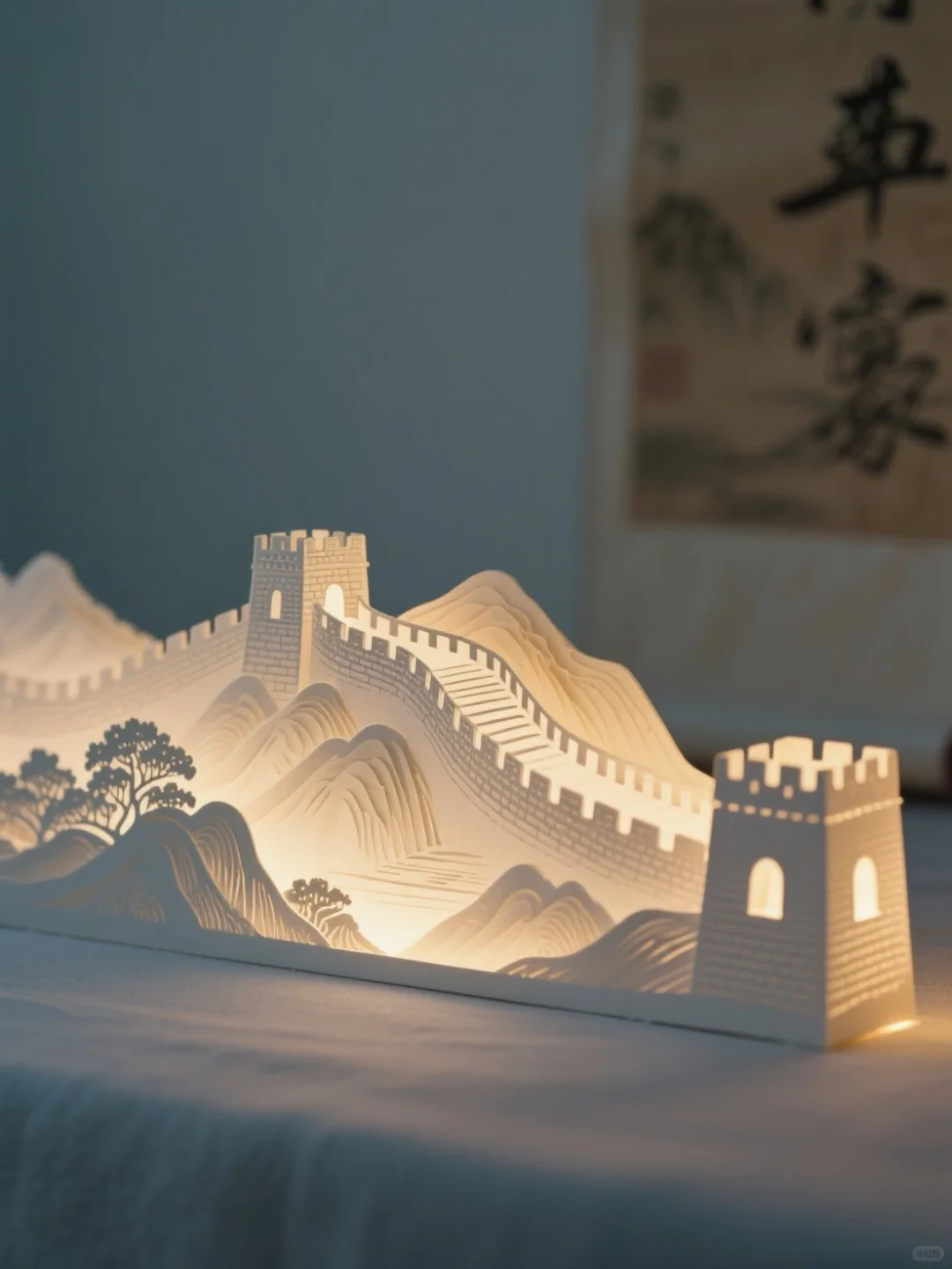 AI文创101 ?｜纸雕摆件