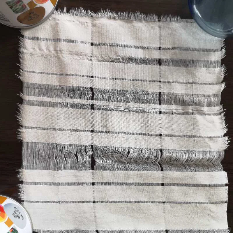 面料再造—抽纱