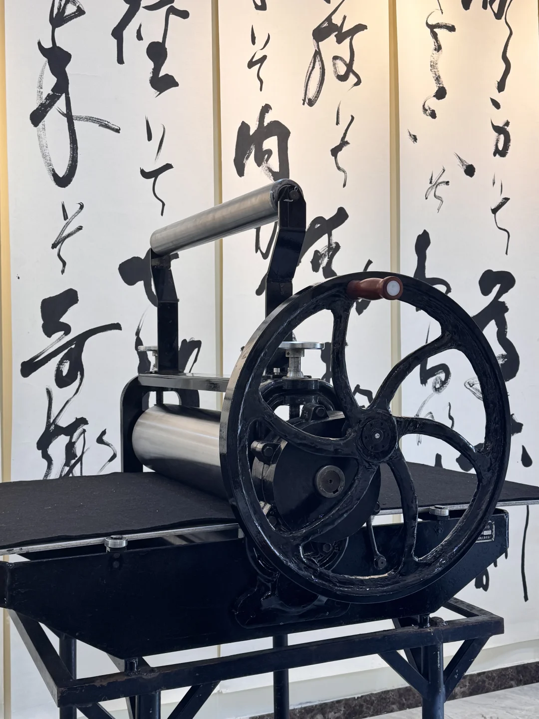 家传铜板印刷机?修复完成！