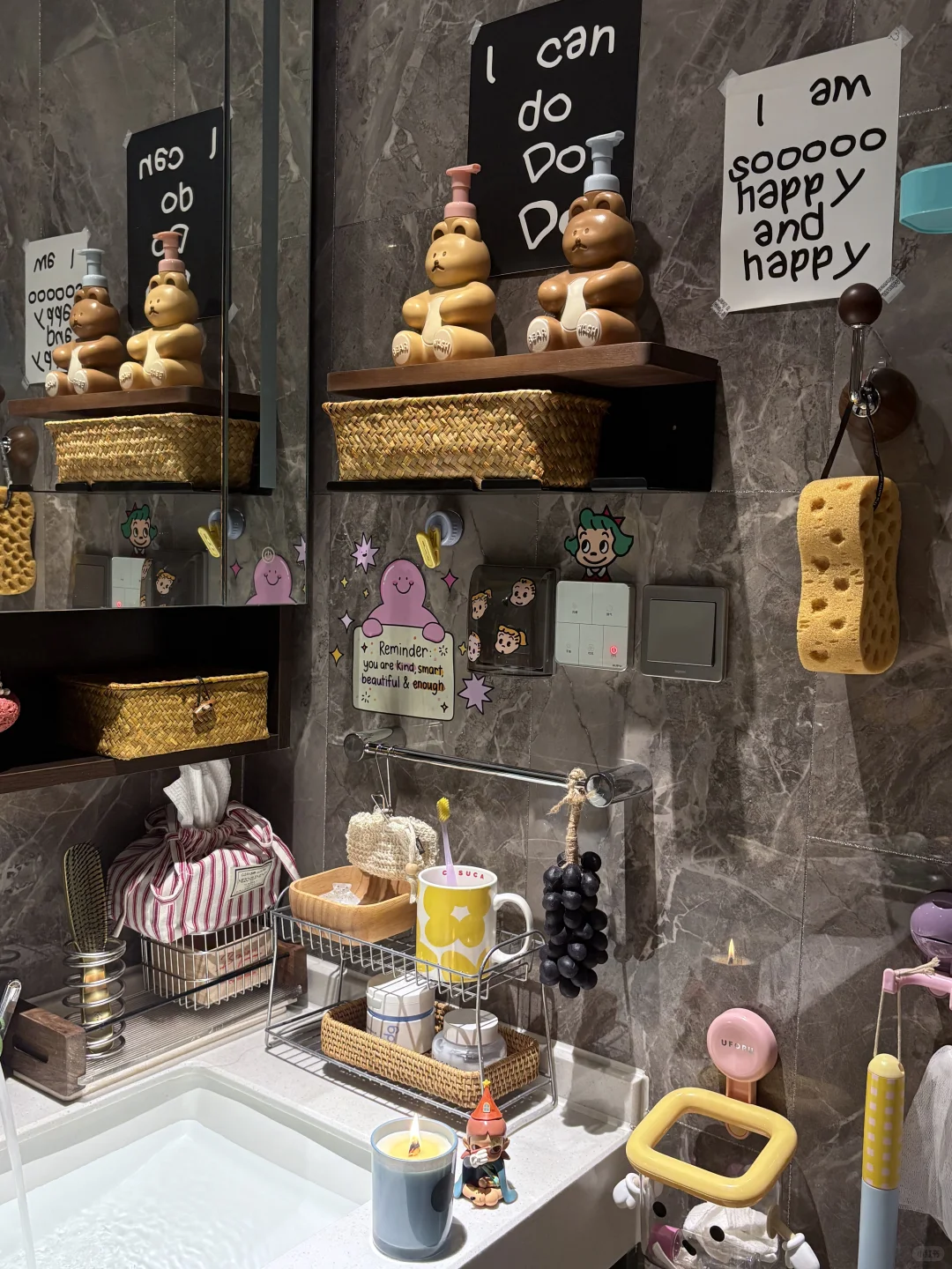 ?：洗漱台收纳好物??我的秋冬护肤角落?