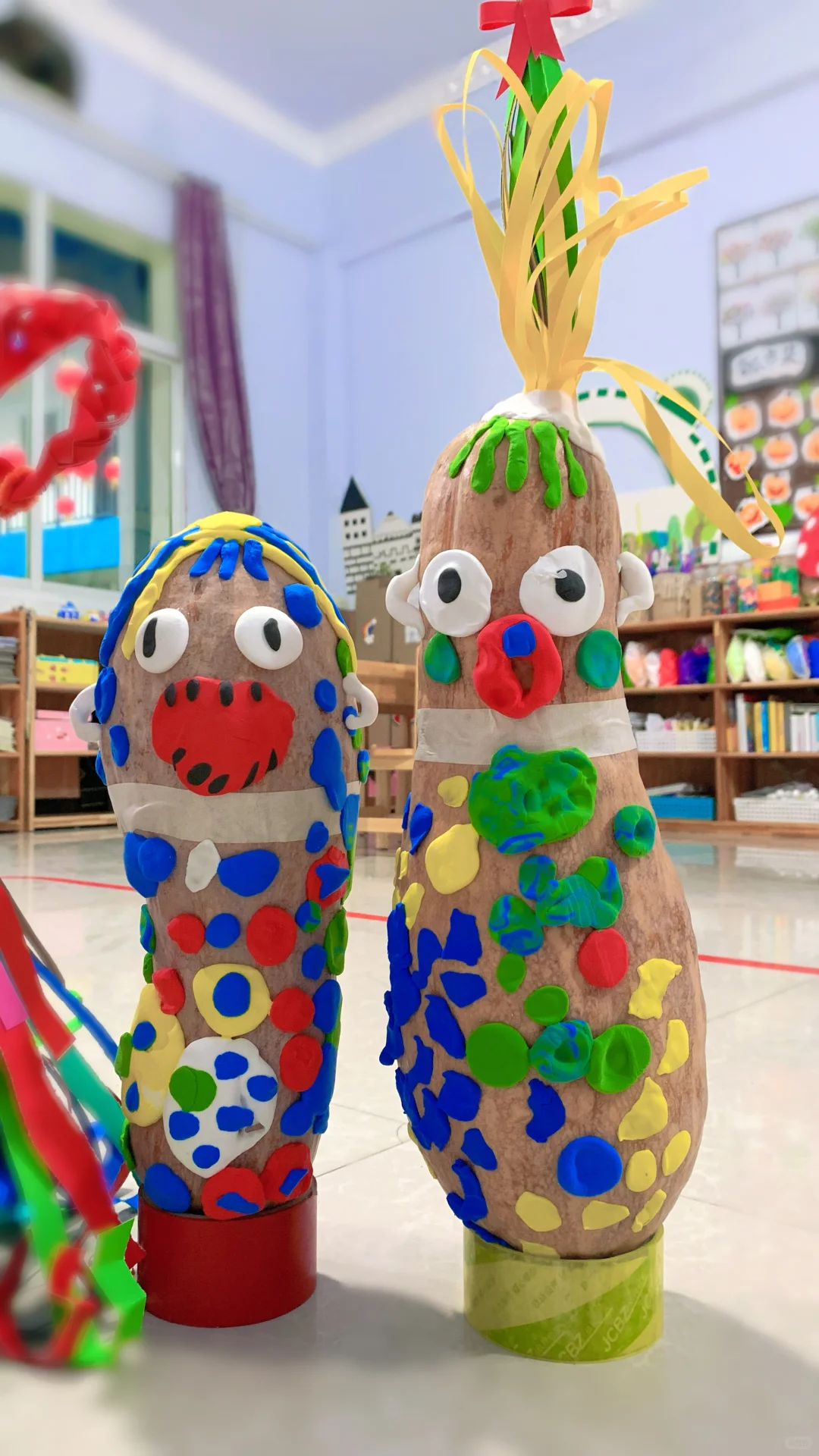 小班自然角 ?创意手工《可爱的南瓜娃娃》