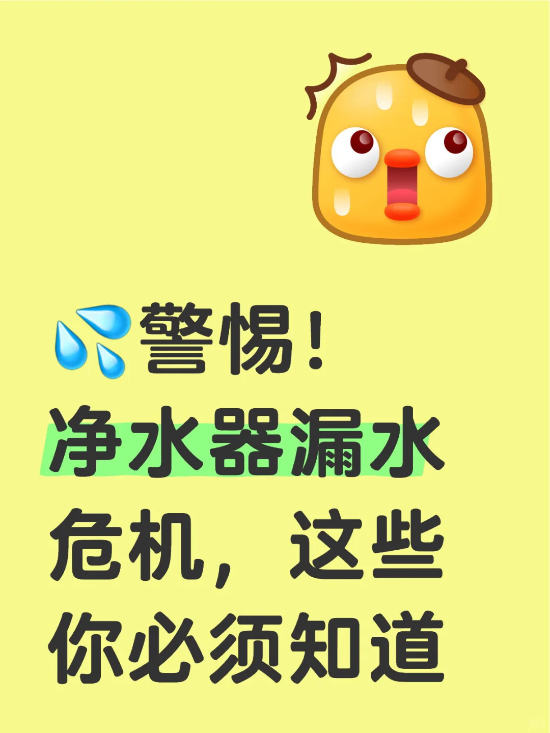 ?警惕！净水器漏水危机，这些你必须知道