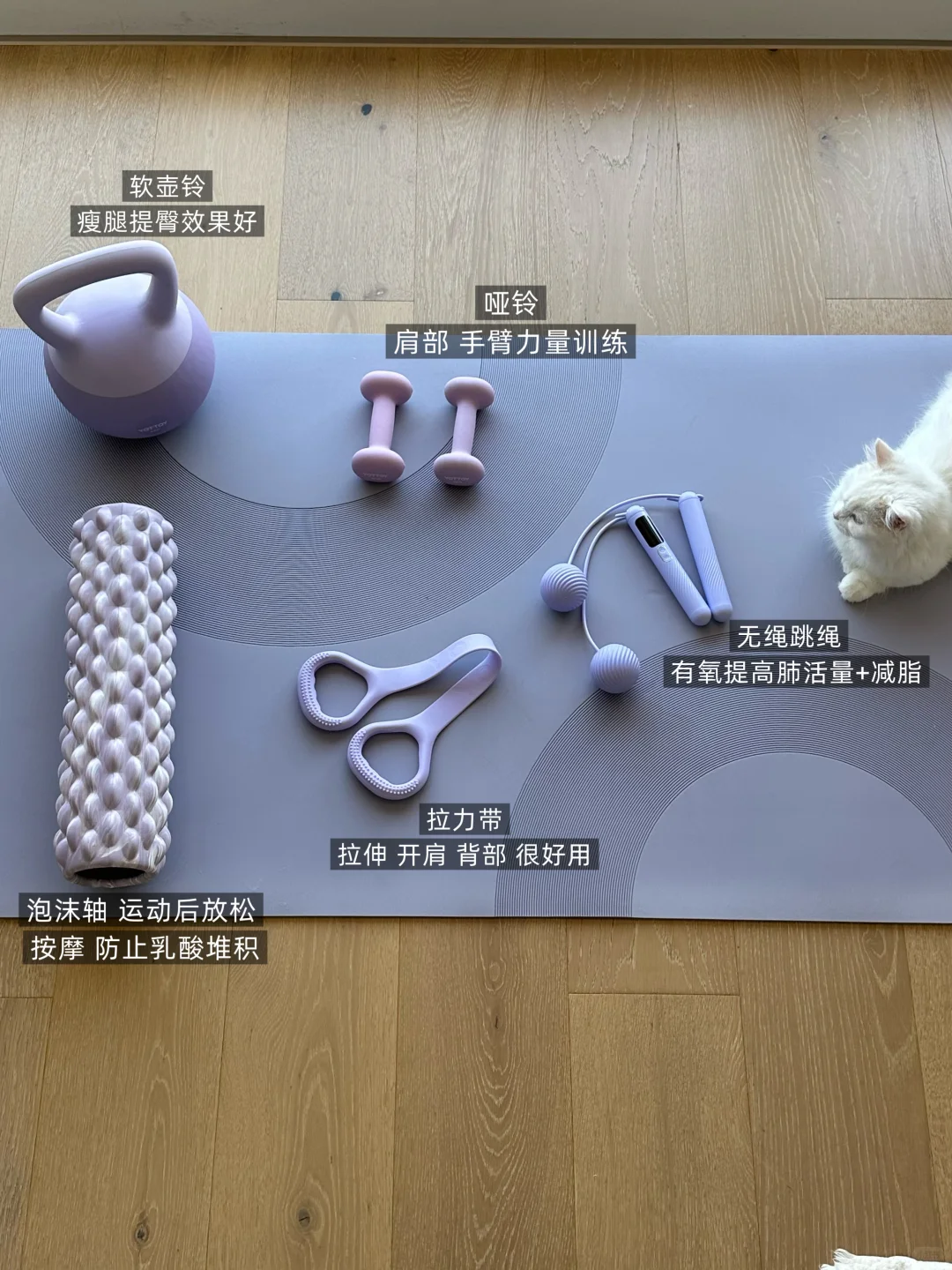 在家运动真的很惬意 ?