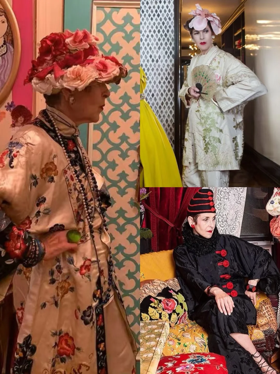 痴迷混搭中国风的时髦老太